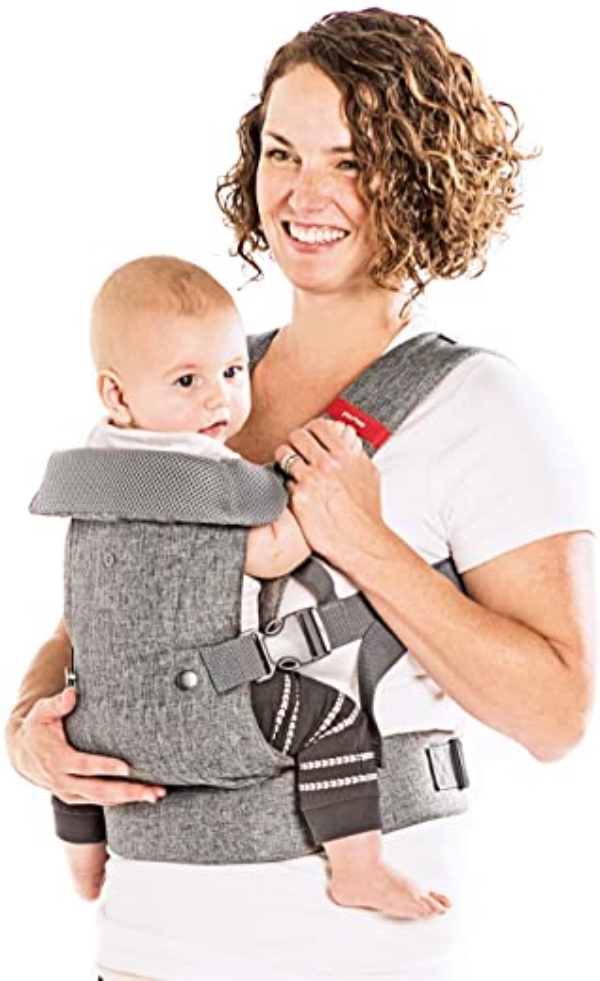 You+Me 4-in-1 Babytrage mit 3D-Cool Mesh – Für Neugeborene ab 3,6kg und Kleinkinder bis 14,5kg